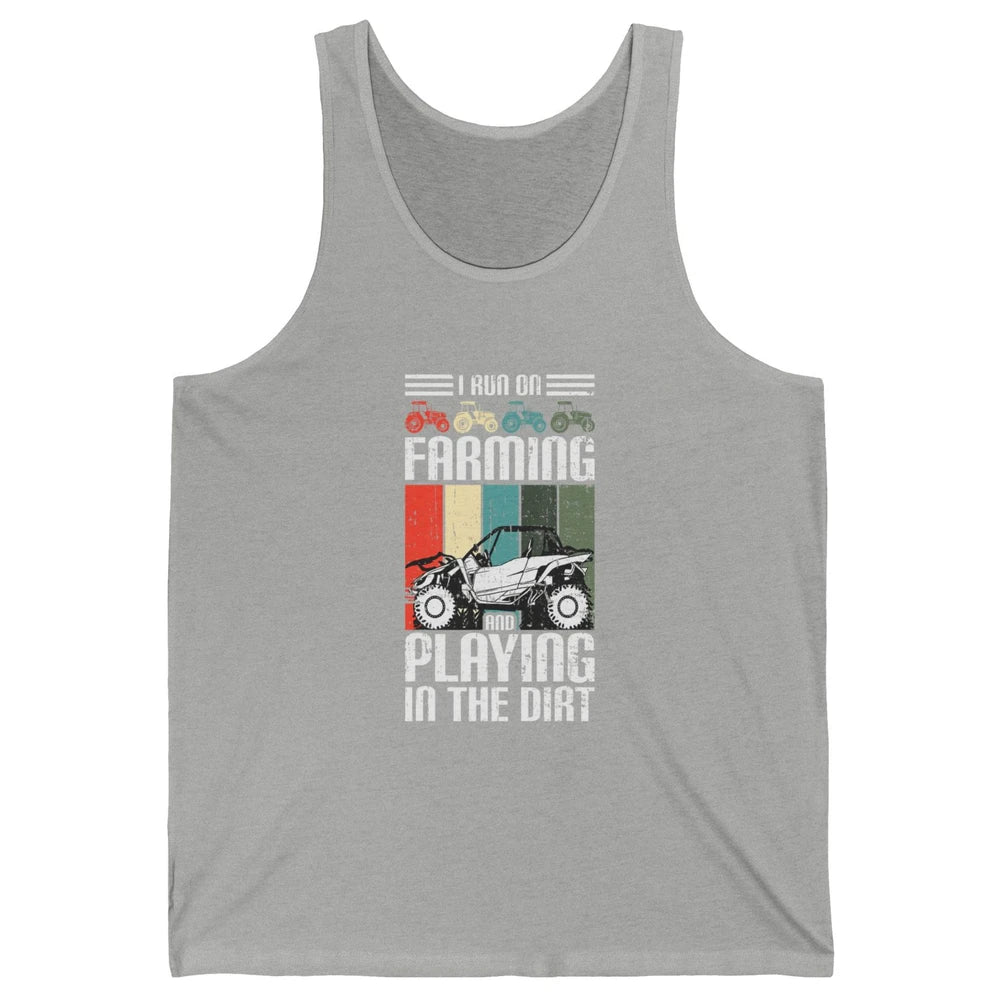 Retro Play In Dirt UTV Mud Riding Dirty SXS Rider Offroad Unisex Jersey Tank