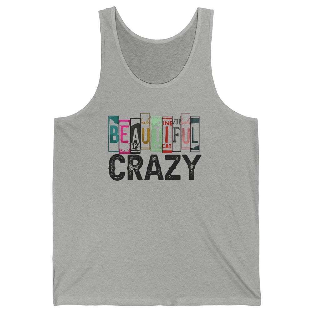 Retro Cowgirl Beautiful Crazy Western Country Cowgirl Unisex Jersey Tank