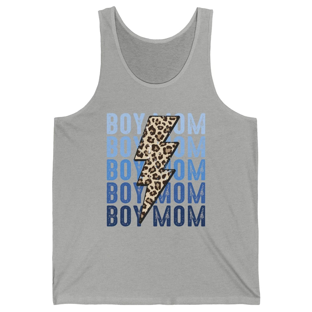 Retro Leopard Boy Mom Lightning Bolt Western Country Mama Unisex Jersey Tank