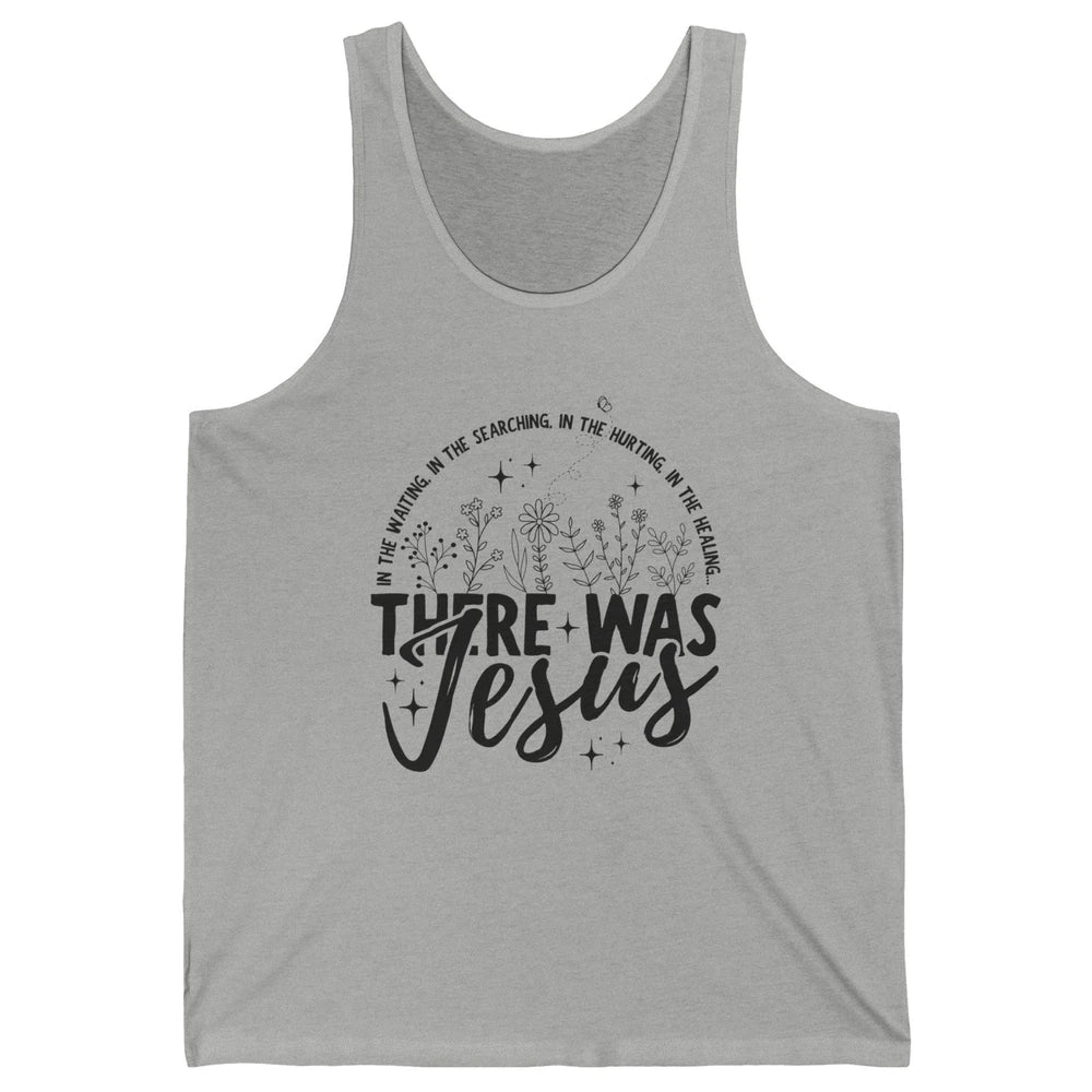 In the Hurting There Was Jesus Boho Christian Bible Floral Unisex Jersey Tank