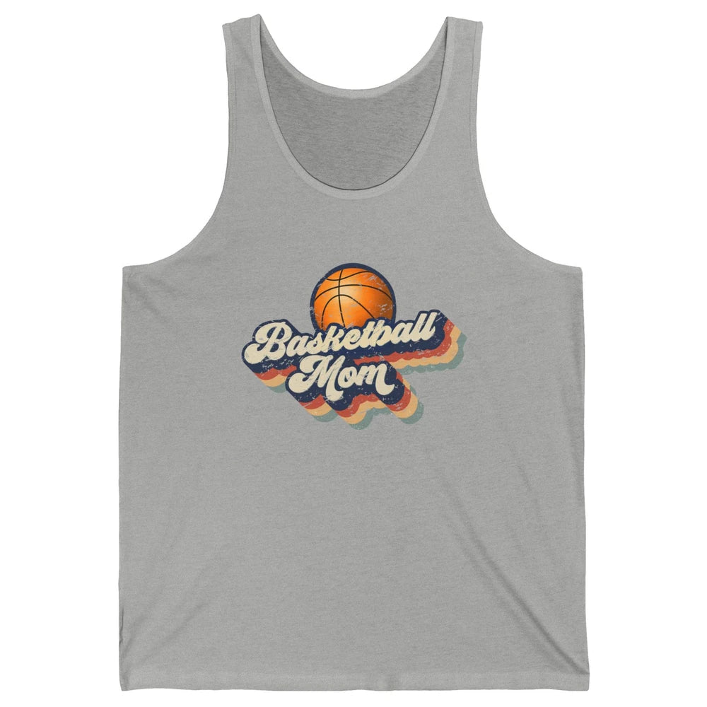 Retro Basketball Mom Basketball Players Mom Mothers Day Gift Unisex Jersey Tank