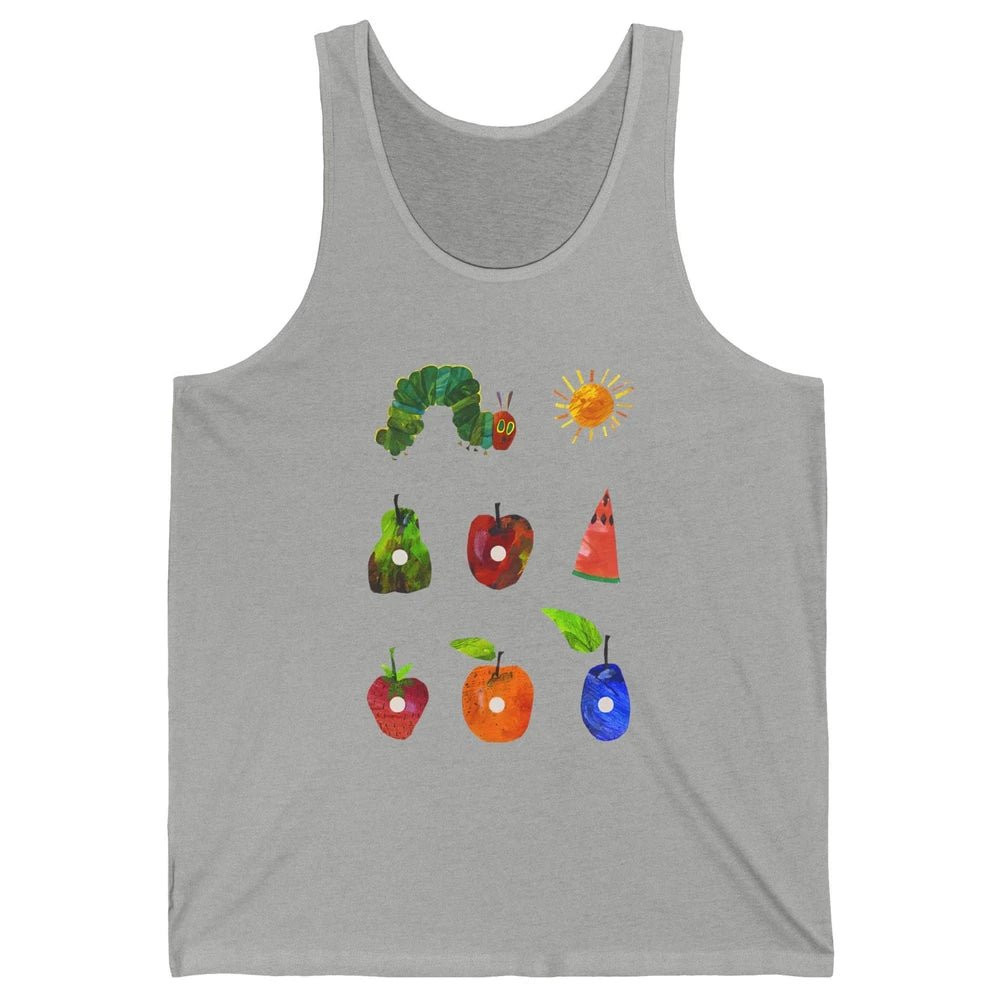Hungry Caterpillar Fruit Always Hungry Caterpillar Saturday Unisex Jersey Tank
