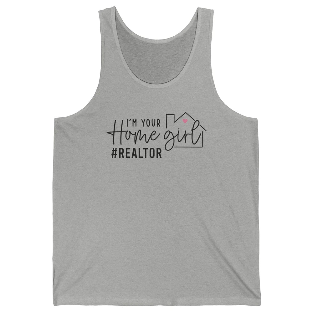 Realtor Life Home Girl Real Estate Agent Housing Investment Unisex Jersey Tank