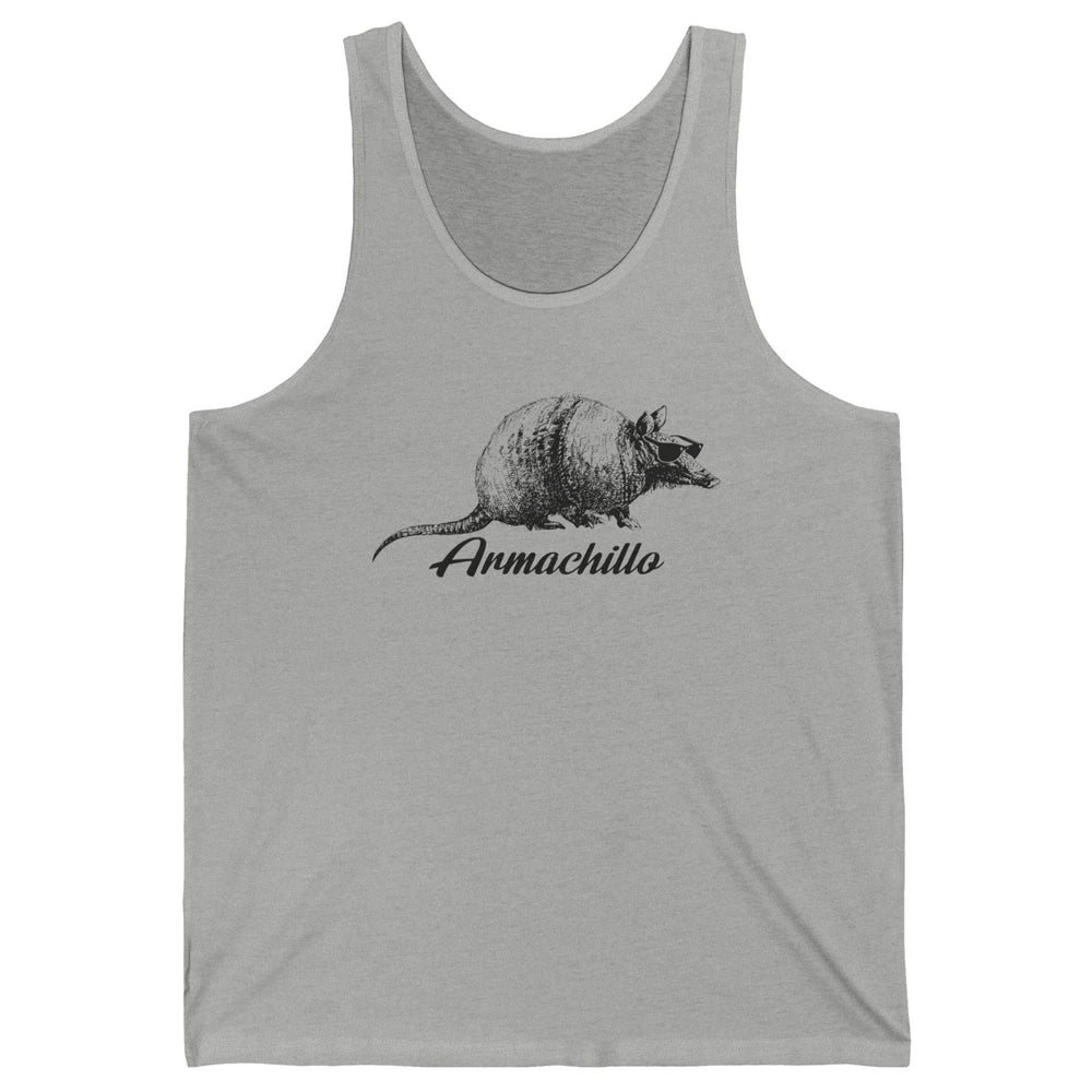 Funny Desert Armadillo Chill Armachillo Texas Western Animal Unisex Jersey Tank