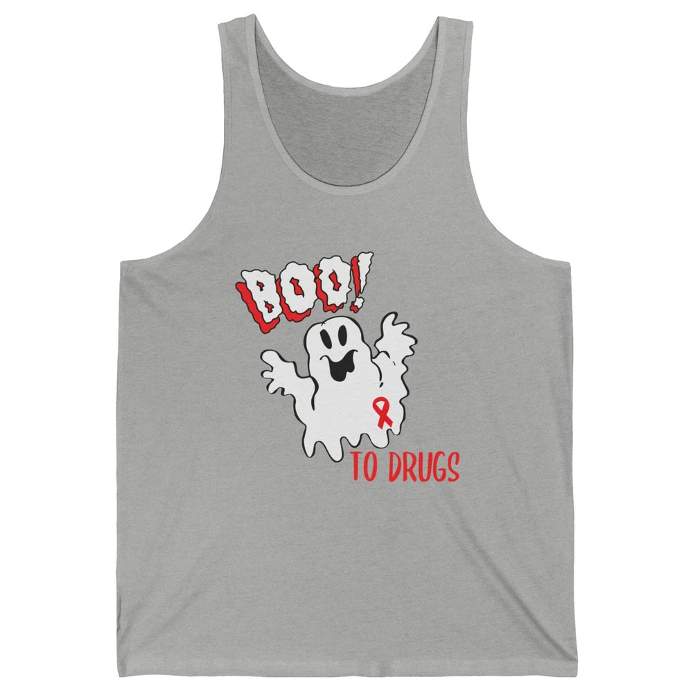 Red Ribbon Week Awareness Say No To Drugs Drug Free Unisex Jersey Tank