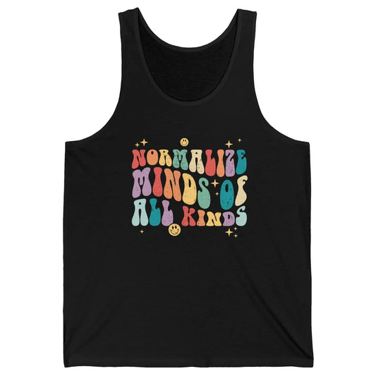 Retro Autism Normalize Minds Of All Kinds Neurodiversity Unisex Jersey Tank