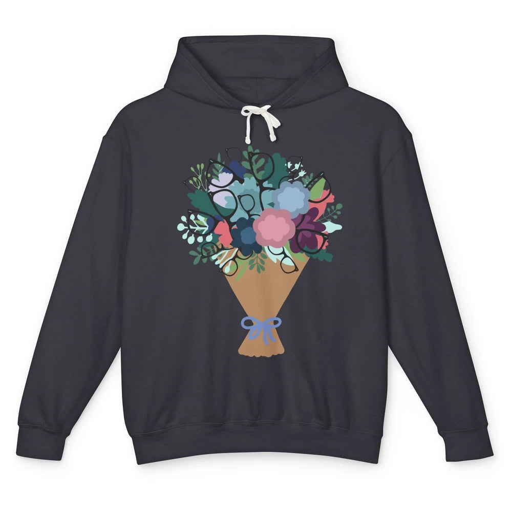 Funny Optometrist Eyeglasses Bouquet Optician Life Optometry Unisex Lightweight Hoodie