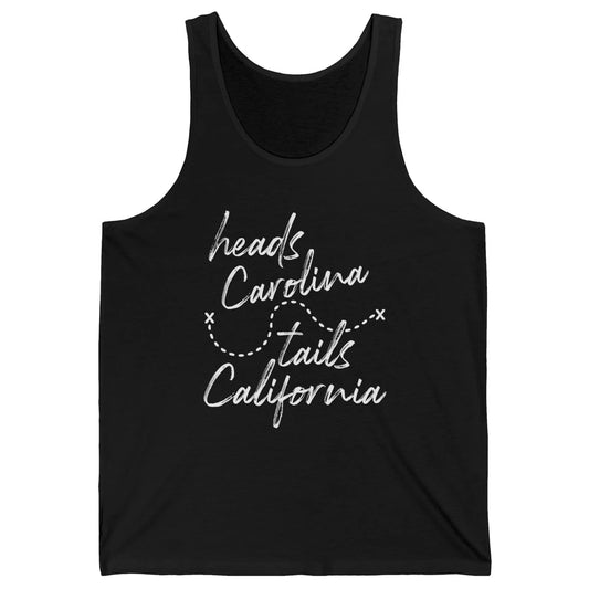 Retro 90s Heads Carolina Tail California Beach Summer Travel Unisex Jersey Tank