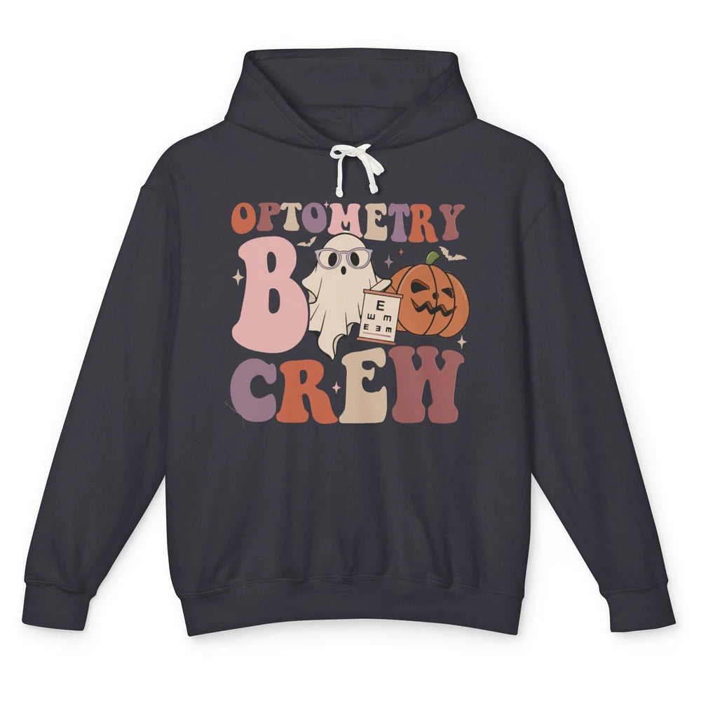 Optometry Boo Crew Halloween Ophthalmic Tech Optometrist Unisex Lightweight Hoodie