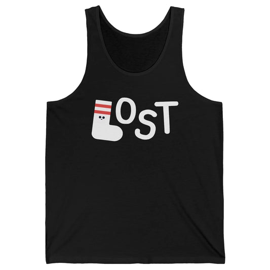 Missing Sock Funny Sock Lost Laundry Pun Lonely Sock Unisex Jersey Tank