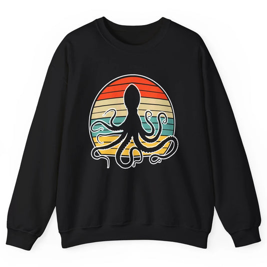 Retro Octopus Kraken Ocean Sea Creature Pirate Vintage Humor Unisex Crewneck Sweatshirt