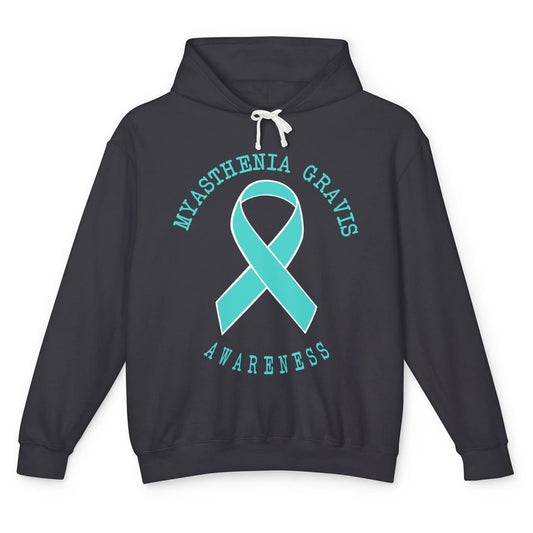Myasthenia Gravis Awareness Ribbon Neuromuscular Disease Unisex Lightweight Hoodie