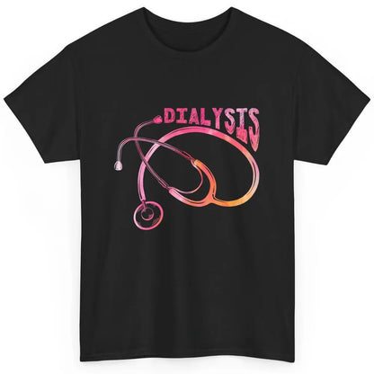 Nephrologist Dialysis Tech Nurse Stethoscope Kidney Nursing Classic Unisex T-Shirt