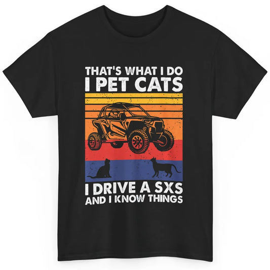 Pet Cat Racing Retro Mud UTV Riding Dirty SXS Rider Offroad Classic Unisex T-Shirt