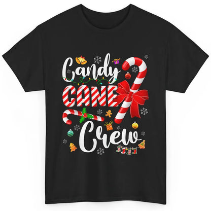 Merry Christmas Sweet Candy Cane Crew Xmas Tree Lights Santa Classic Unisex T-Shirt