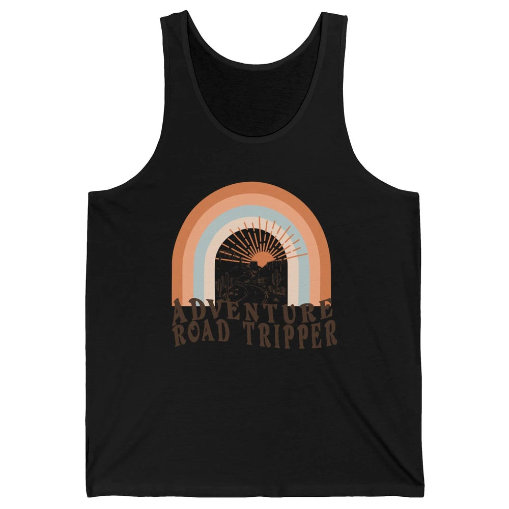 Retro Adventure Road Tripper Vintage Country Wilderness Unisex Jersey Tank