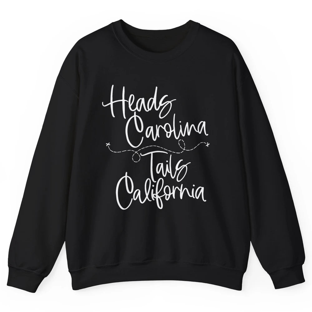 Retro 90s Heads Carolina Tail California Beach Summer Travel Unisex Crewneck Sweatshirt