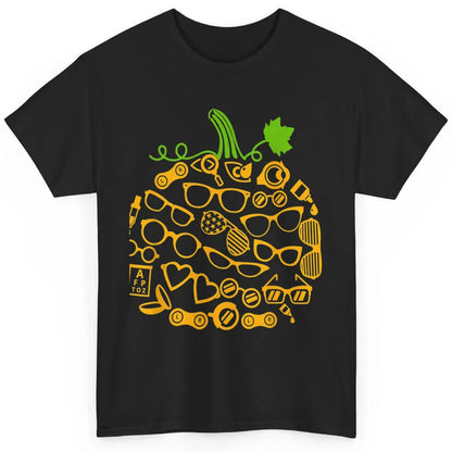 Pumpkin Glasses Optometry Optician Halloween Spooky Season Classic Unisex T-Shirt