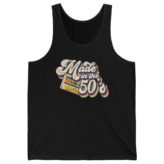 Retro Cassette Made In The 50's 1950s Born Birthday Day Gift Unisex Jersey Tank
