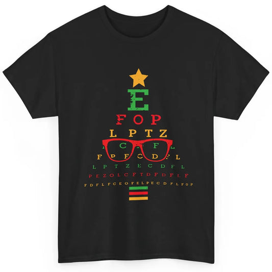 Optometrist Christmas Tree Optometry Symbols Optician Gift Classic Unisex T-Shirt