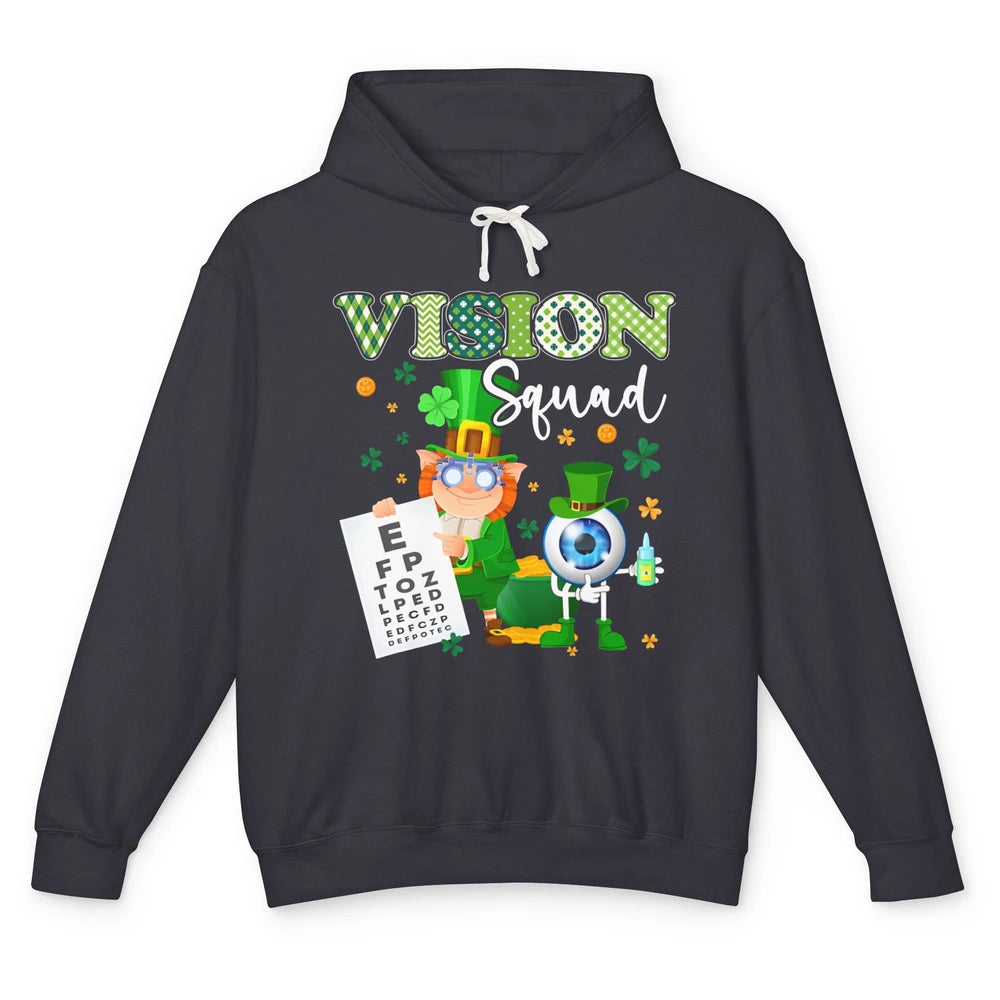 Optometrist St Patrick’s Day Vision Squad Optometry Shamrock Unisex Lightweight Hoodie