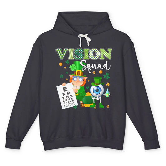 Optometrist St Patrick’s Day Vision Squad Optometry Shamrock Unisex Lightweight Hoodie
