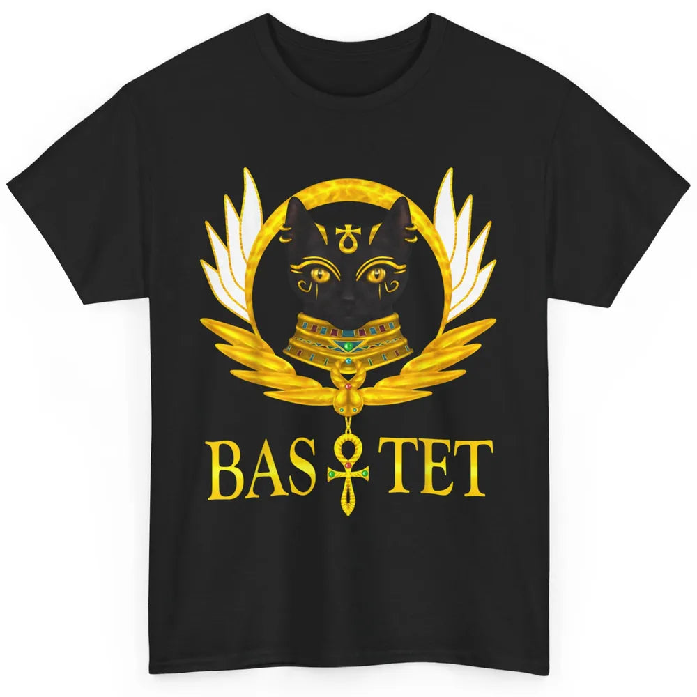 Retro Ancient Egyptian Cat Egypt Goddess Bastet Wings Horus Classic Unisex T-Shirt
