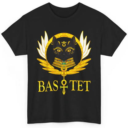 Retro Ancient Egyptian Cat Egypt Goddess Bastet Wings Horus Classic Unisex T-Shirt