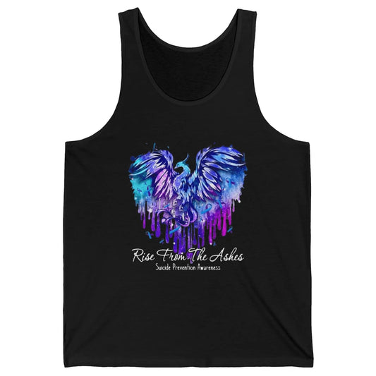 Phoenix Bird Warrior Love Suicide Prevention Awareness Month Unisex Jersey Tank