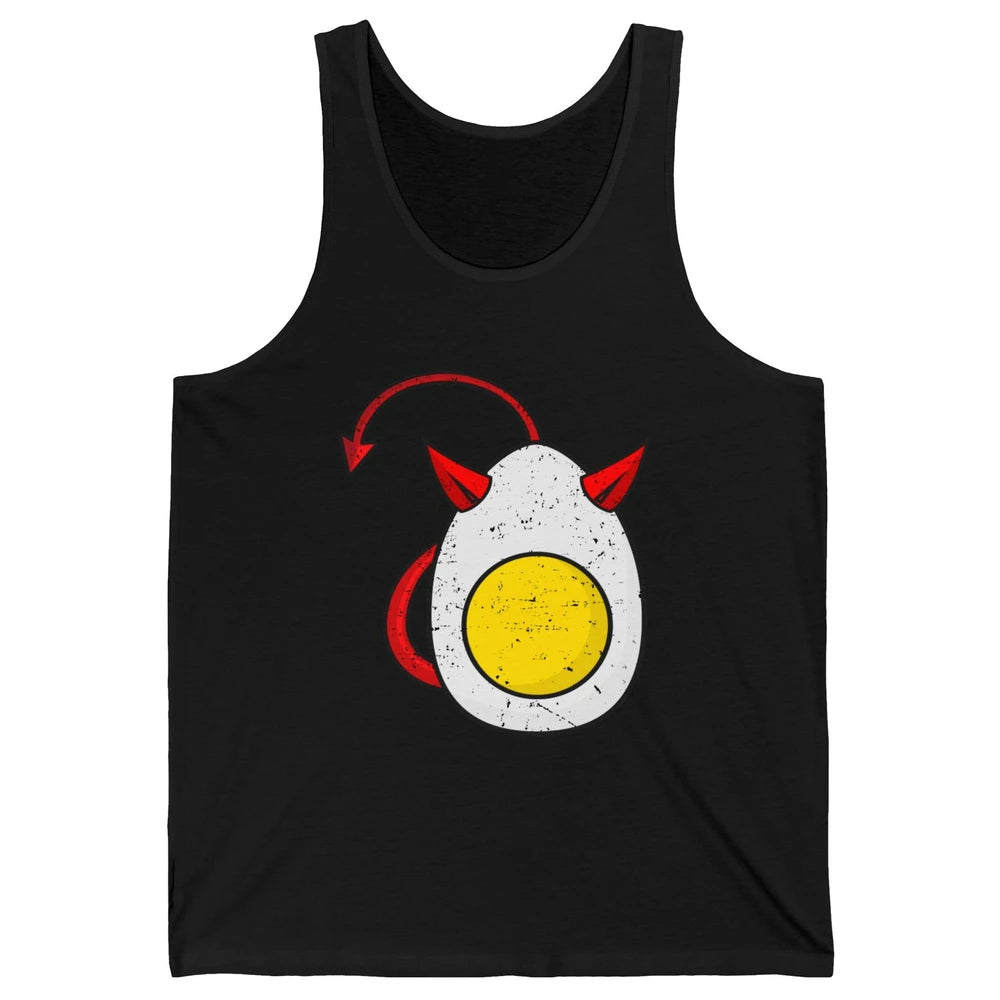 Retro Deviled Egg Funny Halloween Costume Men Women Kids Unisex Jersey Tank