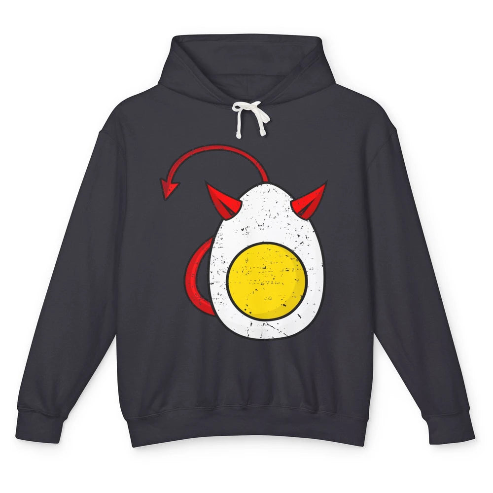 Retro Deviled Egg Funny Halloween Costume Men Women Kids Unisex Lightweight Hoodie