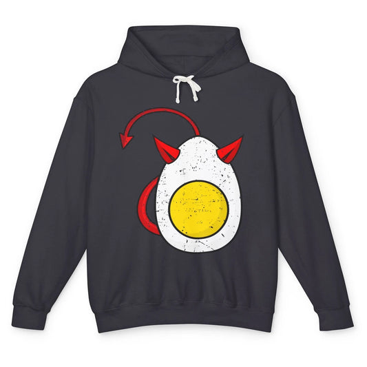 Retro Deviled Egg Funny Halloween Costume Men Women Kids Unisex Lightweight Hoodie