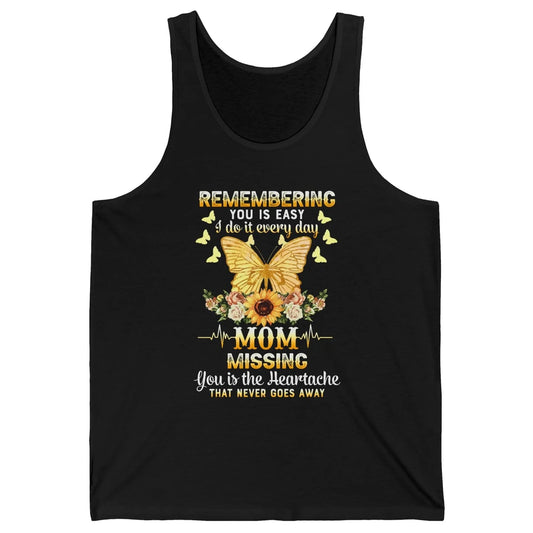 Mother In Heaven Missing You Is The Heartache Loving Memory Unisex Jersey Tank