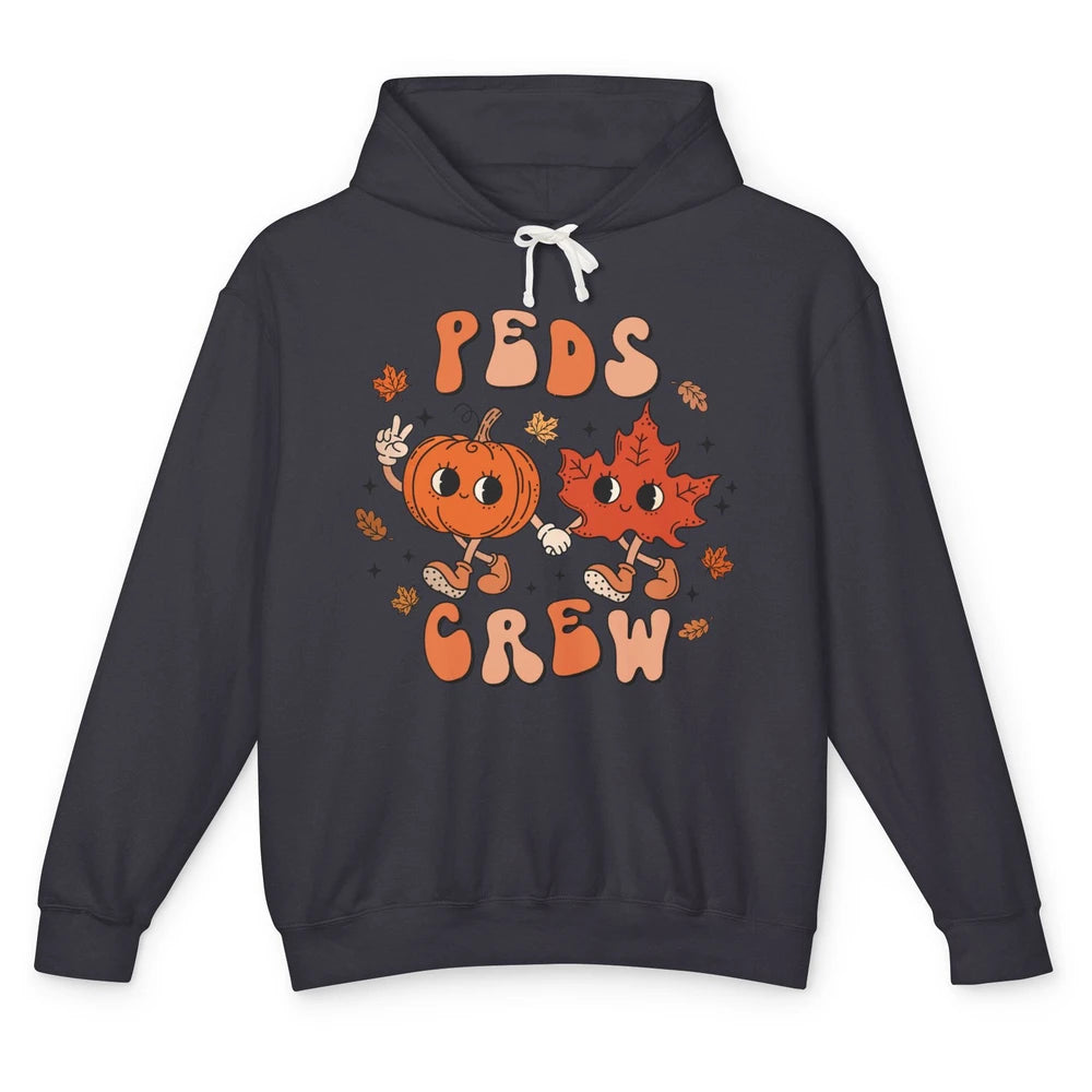 PEDS Crew Fall Pediatric Nurse Autumn Thanksgiving Medical Unisex Lightweight Hoodie