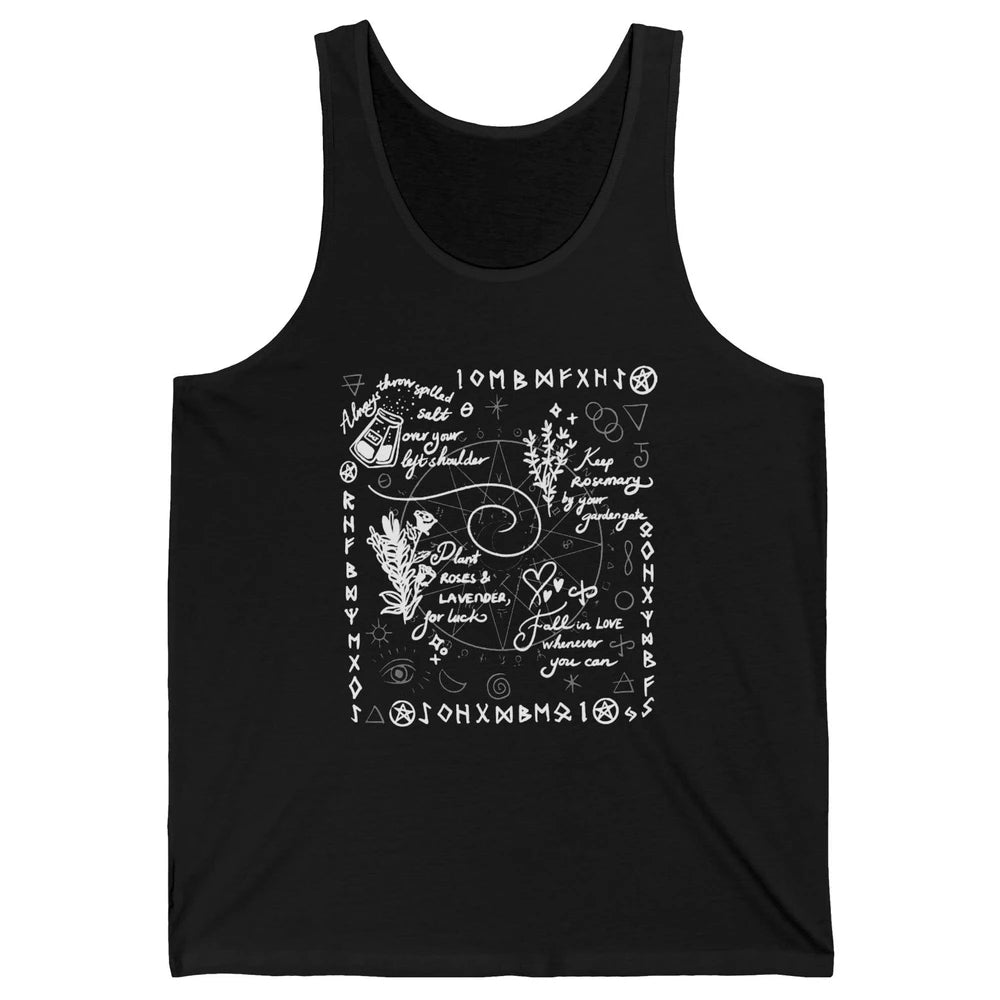 Practical Magic Gardening Card Gardeners Plant Lovers Gift Unisex Jersey Tank
