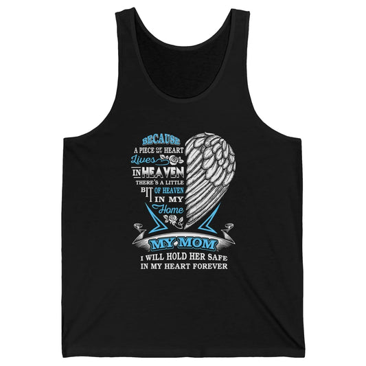 My Mom In Heaven Angel Wings Mother In Memories My Guardian Unisex Jersey Tank