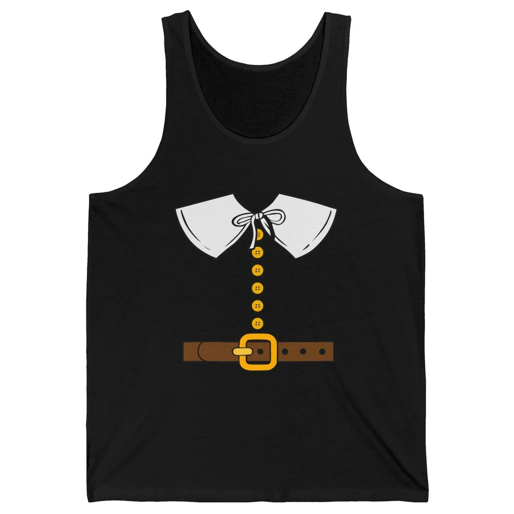 Funny Thanksgiving Pilgrim Costume Give Thanks Gift Unisex Jersey Tank