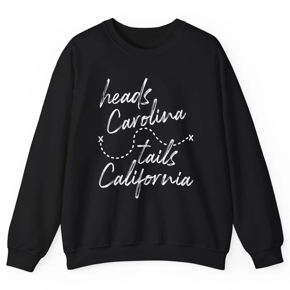 Retro 90s Heads Carolina Tail California Beach Summer Travel Unisex Crewneck Sweatshirt