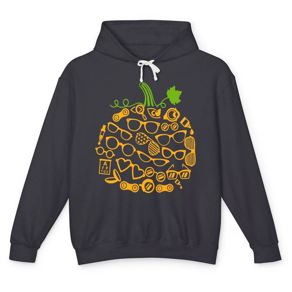 Optometry Glasses Pumpkin Halloween Optometrist Optician Unisex Lightweight Hoodie