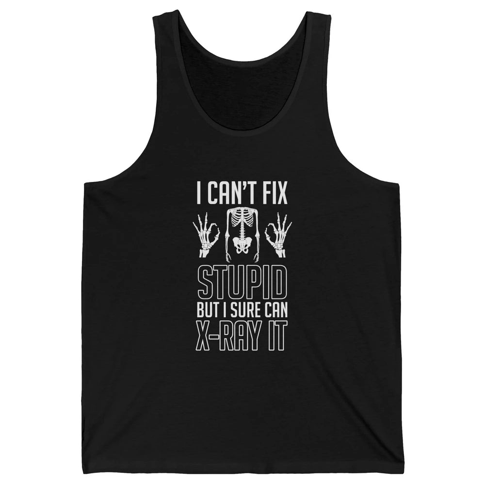 Rad Tech Radiologist Skeleton X-ray Radiology Technician Unisex Jersey Tank