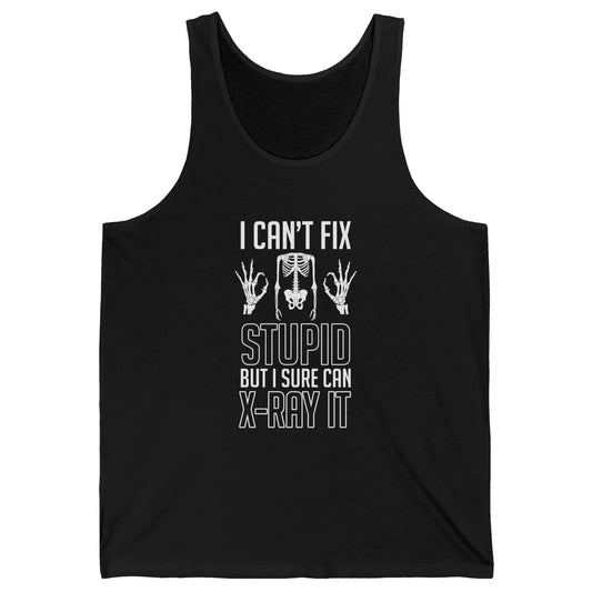 Rad Tech Radiologist Skeleton X-ray Radiology Technician Unisex Jersey Tank
