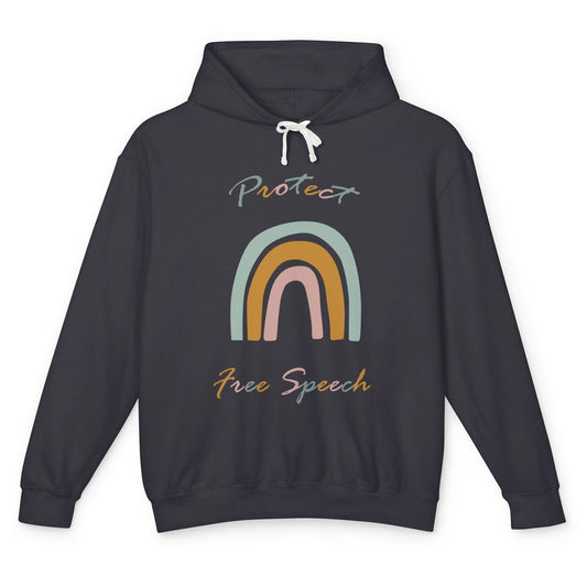 Political Protect Free Speech - Free Speech For Everyone Unisex Lightweight Hoodie