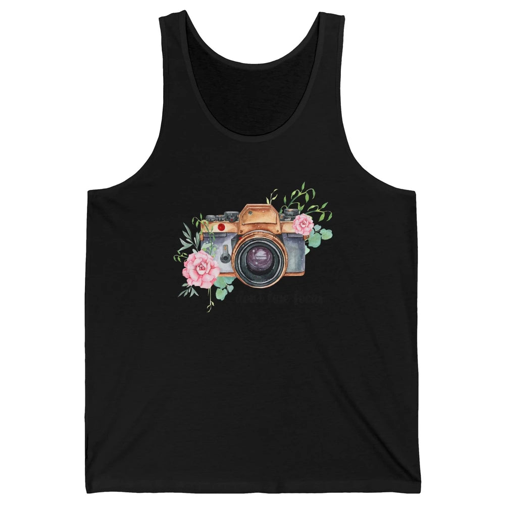 Photography Boho Camera Don't Lose Focus Photographer Unisex Jersey Tank