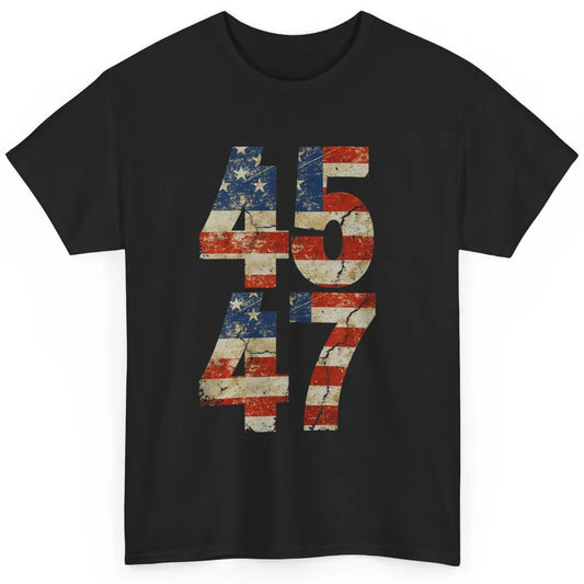 Retro 45 47 Vote Donald Trump Save America Again Republican Classic Unisex T-Shirt
