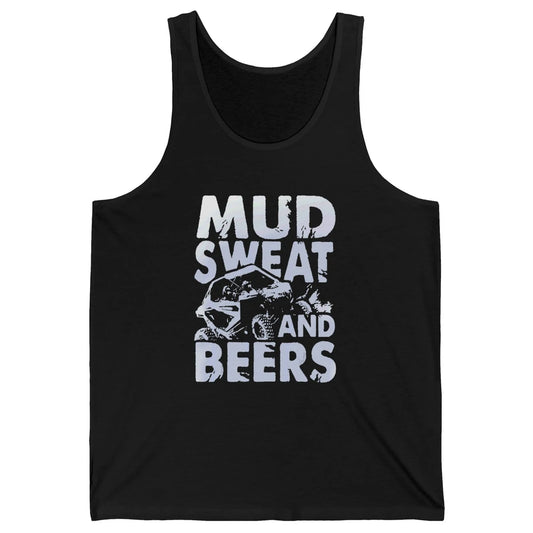 Mud Sweat And Beer Racing Rider UTV Retro ATV SXS Offroad Unisex Jersey Tank
