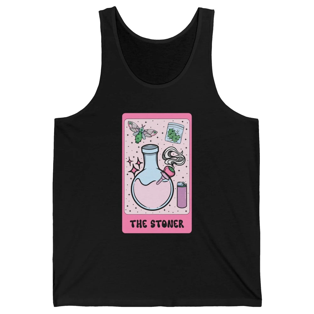 Funny Weed The Stoner Tarot Card Cannabis Weed Lovers Unisex Jersey Tank