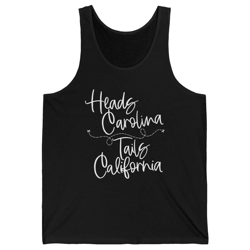 Retro 90s Heads Carolina Tail California Beach Summer Travel Unisex Jersey Tank