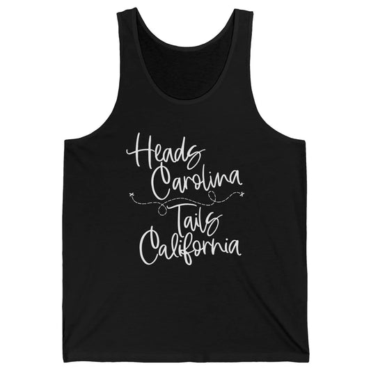Retro 90s Heads Carolina Tail California Beach Summer Travel Unisex Jersey Tank