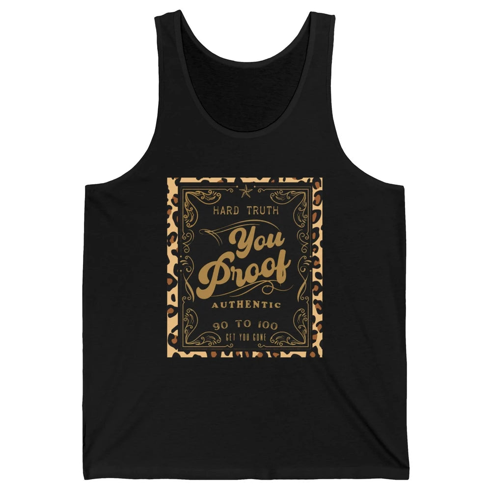 Retro I Need Something You Proof Whiskey Western Country Unisex Jersey Tank