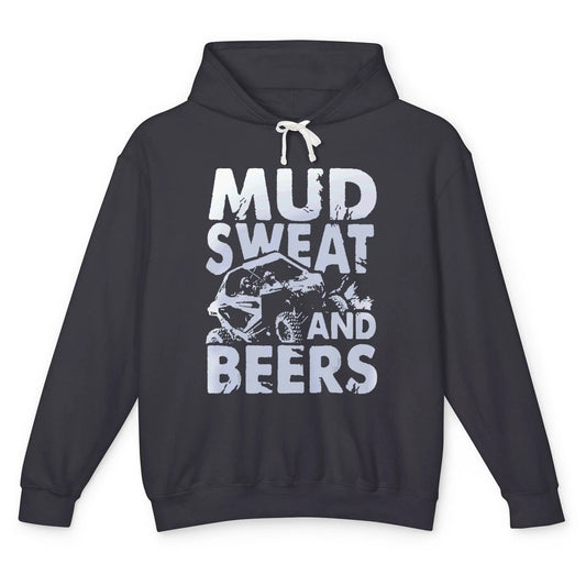 Mud Sweat And Beer Racing Rider UTV Retro ATV SXS Offroad Unisex Lightweight Hoodie